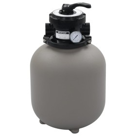 Poolsandfilter 4-Stellung Ventil grau 350 mm von vidaXL, Pool- und Spa-Filter - Ref: Foro24-91725, Preis: 156,63 €, Rabatt: %