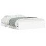 Cama con cajones madera de ingeniería blanco 120x200 cm de , Camas y somieres - Ref: Foro24-3207280, Precio: 267,98 €, Descue...