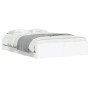 Cama con cajones madera de ingeniería blanco 120x200 cm de , Camas y somieres - Ref: Foro24-3207280, Precio: 267,98 €, Descue...
