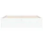 Cama con cajones madera de ingeniería blanco 120x200 cm de , Camas y somieres - Ref: Foro24-3207280, Precio: 261,72 €, Descue...