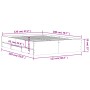 Cama con cajones madera de ingeniería blanco 120x200 cm de , Camas y somieres - Ref: Foro24-3207280, Precio: 267,98 €, Descue...
