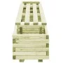 Garden bench with pine wood planters treated with preservatives by vidaXL, Pots and planters - Ref: Foro24-44949, Price: 108,...