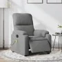 Sillón reclinable masaje eléctrico tela microfibra gris oscuro by , Armchairs - Ref: Foro24-3204924, Price: 336,91 €, Discoun...