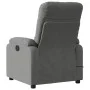 Sillón reclinable masaje eléctrico tela microfibra gris oscuro by , Armchairs - Ref: Foro24-3204924, Price: 336,91 €, Discoun...