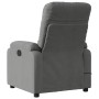 Sillón reclinable masaje eléctrico tela microfibra gris oscuro by , Armchairs - Ref: Foro24-3204924, Price: 317,38 €, Discoun...
