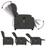 Sillón reclinable masaje eléctrico tela microfibra gris oscuro by , Armchairs - Ref: Foro24-3204924, Price: 336,91 €, Discoun...