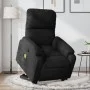 Sillón reclinable de masaje elevable tela de microfibra negro by , Armchairs - Ref: Foro24-3204939, Price: 301,37 €, Discount: %
