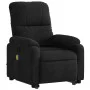 Sillón reclinable de masaje elevable tela de microfibra negro by , Armchairs - Ref: Foro24-3204939, Price: 301,37 €, Discount: %