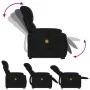 Sillón reclinable de masaje elevable tela de microfibra negro by , Armchairs - Ref: Foro24-3204939, Price: 301,37 €, Discount: %