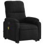 Sillón masaje eléctrico reclinable elevable tela negro by , Armchairs - Ref: Foro24-3204953, Price: 331,76 €, Discount: %