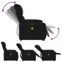 Elektrischer, verstellbarer, aufklappbarer Massagesessel aus schwarzem Stoff. von , Sessel - Ref: Foro24-3204953, Preis: 351,...
