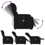 Sillón masaje eléctrico reclinable elevable tela negro by , Armchairs - Ref: Foro24-3204953, Price: 331,76 €, Discount: %