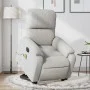 Sillón masaje eléctrico reclinable elevable tela gris claro de , Sillones - Ref: Foro24-3204951, Precio: 363,47 €, Descuento: %