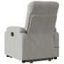 Sillón masaje eléctrico reclinable elevable tela gris claro by , Armchairs - Ref: Foro24-3204951, Price: 352,68 €, Discount: %