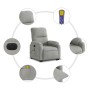 Sillón masaje eléctrico reclinable elevable tela gris claro by , Armchairs - Ref: Foro24-3204951, Price: 352,68 €, Discount: %