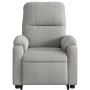 Sillón masaje eléctrico reclinable elevable tela gris claro by , Armchairs - Ref: Foro24-3204951, Price: 352,68 €, Discount: %