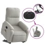 Sillón masaje eléctrico reclinable elevable tela gris claro by , Armchairs - Ref: Foro24-3204951, Price: 352,68 €, Discount: %
