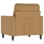 Sillón de terciopelo marrón 60 cm by , Sofas - Ref: Foro24-359186, Price: 134,13 €, Discount: %