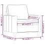 Sillón de terciopelo marrón 60 cm by , Sofas - Ref: Foro24-359186, Price: 134,13 €, Discount: %