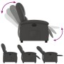 Sillón reclinable eléctrico de cuero auténtico gris by , Armchairs - Ref: Foro24-3204257, Price: 349,28 €, Discount: %