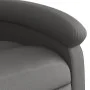 Sillón reclinable eléctrico de cuero auténtico gris de , Sillones - Ref: Foro24-3204257, Precio: 349,74 €, Descuento: %