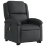 Sillón de masaje elevable eléctrico cuero auténtico negro de , Sillones - Ref: Foro24-3204274, Precio: 440,38 €, Descuento: %