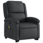 Sillón de masaje elevable eléctrico cuero auténtico negro by , Armchairs - Ref: Foro24-3204274, Price: 420,43 €, Discount: %