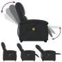 Sillón de masaje elevable eléctrico cuero auténtico negro de , Sillones - Ref: Foro24-3204274, Precio: 440,38 €, Descuento: %