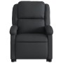 Sillón de masaje elevable eléctrico cuero auténtico negro by , Armchairs - Ref: Foro24-3204274, Price: 420,43 €, Discount: %