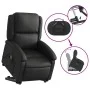 Sillón de masaje elevable eléctrico cuero auténtico negro de , Sillones - Ref: Foro24-3204274, Precio: 440,38 €, Descuento: %