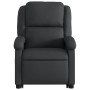 Sillón reclinable elevable cuero auténtico negro de , Sillones - Ref: Foro24-3204262, Precio: 401,45 €, Descuento: %
