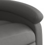 Sillón reclinable de masaje elevable cuero auténtico gris by , Armchairs - Ref: Foro24-3204269, Price: 400,00 €, Discount: %