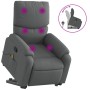 Silla de masaje reclinable de pie de tela gris oscuro de , Sillones - Ref: Foro24-3204837, Precio: 283,67 €, Descuento: %