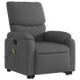 Silla de masaje reclinable de pie de tela gris oscuro de , Sillones - Ref: Foro24-3204837, Precio: 283,67 €, Descuento: %