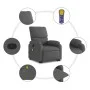 Silla de masaje reclinable de pie de tela gris oscuro by , Armchairs - Ref: Foro24-3204837, Price: 285,80 €, Discount: %