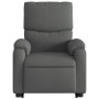Silla de masaje reclinable de pie de tela gris oscuro de , Sillones - Ref: Foro24-3204837, Precio: 283,67 €, Descuento: %