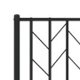 Bed frame with headboard and black metal footboard 75x190 cm by , Beds and slatted bases - Ref: Foro24-374445, Price: 64,75 €...