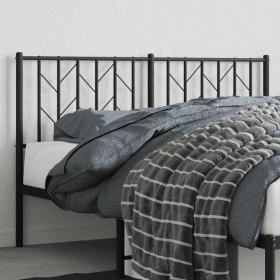 Kopfteil aus schwarzem Metall, 140 cm von , Kopf- und Fußteile - Ref: Foro24-374470, Preis: 33,61 €, Rabatt: %