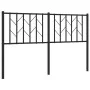 Cabecero de metal negro 140 cm de , Cabeceros y pies de cama - Ref: Foro24-374470, Precio: 33,07 €, Descuento: %