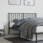 Kopfteil aus schwarzem Metall, 140 cm von , Kopf- und Fußteile - Ref: Foro24-374470, Preis: 33,61 €, Rabatt: %