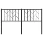 Cabecero de metal negro 140 cm de , Cabeceros y pies de cama - Ref: Foro24-374470, Precio: 33,07 €, Descuento: %