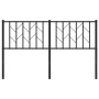 Kopfteil aus schwarzem Metall, 140 cm von , Kopf- und Fußteile - Ref: Foro24-374470, Preis: 33,61 €, Rabatt: %
