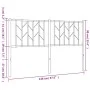 Cabecero de metal negro 140 cm de , Cabeceros y pies de cama - Ref: Foro24-374470, Precio: 33,07 €, Descuento: %