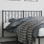 Cabecero de metal negro 160 cm de , Cabeceros y pies de cama - Ref: Foro24-374472, Precio: 33,73 €, Descuento: %