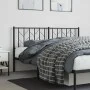 Cabecero de metal negro 160 cm de , Cabeceros y pies de cama - Ref: Foro24-374472, Precio: 33,73 €, Descuento: %