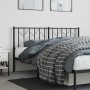 Kopfteil aus schwarzem Metall, 160 cm von , Kopf- und Fußteile - Ref: Foro24-374472, Preis: 34,27 €, Rabatt: %