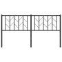 Kopfteil aus schwarzem Metall, 160 cm von , Kopf- und Fußteile - Ref: Foro24-374472, Preis: 34,27 €, Rabatt: %