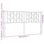 Cabecero de metal negro 160 cm de , Cabeceros y pies de cama - Ref: Foro24-374472, Precio: 33,73 €, Descuento: %