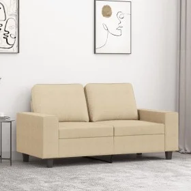 Sofá de 2 plazas de tela color crema 120 cm by , Sofas - Ref: Foro24-359385, Price: 252,45 €, Discount: %
