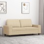 Zweisitziges cremefarbenes Stoffsofa, 140 cm. von , Sofas - Ref: Foro24-359393, Preis: 239,52 €, Rabatt: %